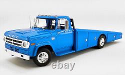 Acme A1801905 118 Scale 1970 Dodge D-300 Ramp Truck Corporate Blue