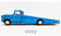 Acme A1801905 118 Scale 1970 Dodge D-300 Ramp Truck Corporate Blue