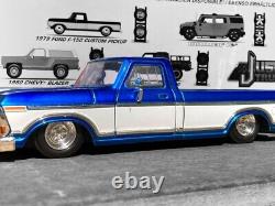 American Vintage Truck 1979 FORD F-150 Low Down Diecast Model Car Scale 124