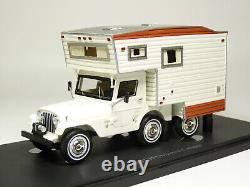 AutoCult 09017 1/43 1969 Jeep CJ5 Universal Camper Truck Resin Model Car