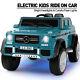 Blue 12v Battery Kids Ride On Car Electric Truck Toy Gift Withmp3+usb+light+remote