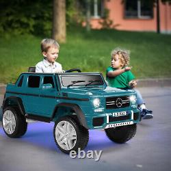 Blue 12V Battery Kids Ride On Car Electric Truck Toy Gift withMP3+USB+Light+Remote