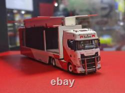 CR Star 164 Scania S730 V8 Delivery Truck Racing Team Model Diecast Metal Car