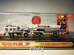 Code 3 USA Lti Tda & Suburran 164 Model Car Ladder Fire Truck Limited Edition