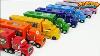 Disney Cars Toy Trucks Color Learning Video For Kids