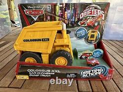 Disney Pixar Cars Micro Drifters Colossus XXL Car-Chomping Dump Truck-2012-Rare