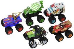 Disney Pixar Cars Toon 5-piece Monster Truck Deluxe PVC Figurine Playset NEW