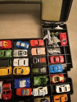 Galoob Micro Machines lot of 80 with Micro Minis case Amazing Case Kept Shape