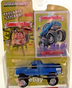 Greenlight Garbage Pail Kids Series 1 Full SET OF 6 Diecast Cars Mail Truck More