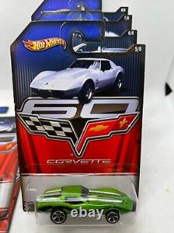 Hot Wheels 60th Anniversary Corvette Series Set Of 8/3 Sets (24) cars box lot