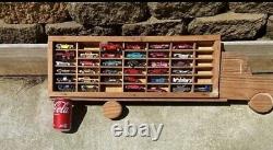 Hot Wheels & Matchbox Toy Car Truck Carrier Display Cabinet 35 X 13 W 35 Cars