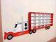 Hot Wheels Toy Shelf Storage Truck Toy Car Shelf For 30 Section Red