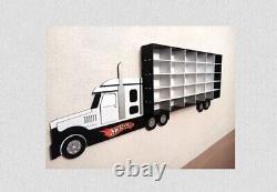 Hot Wheels car storage Truck toy car shelf for 30 section Display case