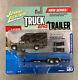 Johnny Lightning Truck And Trailer 2002 Chevy Silverado Withcamper & Car Trailer