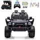 Jeep Licensed 24v Electric Kids Ride On Truck Car Toys Gifts+2 Seat+remote+music