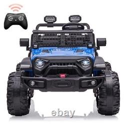 Jeep Licensed 24V Electric Kids Ride on Truck Large Car Toys+2 Seat+Remote+Music