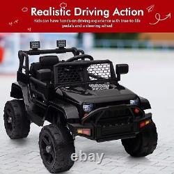 Jeep Licensed Kids Ride On Car 12V Truck Toy Electric Vehicle for 1-7 Years Kids