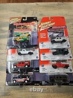 Johnny Lightning Hummer H1 Gatorade Civilian 4-door Wagon Yellow + 7 More