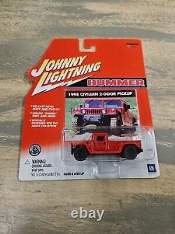 Johnny Lightning Hummer H1 Gatorade Civilian 4-door Wagon Yellow + 7 More