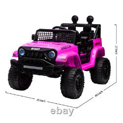 Kids Electric Ride On Truck 12V Power Battery Car with Remote Control MP3 Player