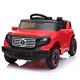 Kids Ride-on Electric Car Toy With Remote Control + Battery Powered Red Truck Jeep