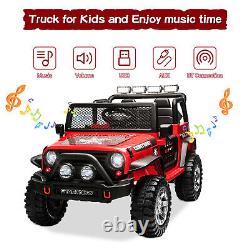 Kids Ride On Toy Car Truck Jeep 12V 2 Seats Electric Vehicle with Remote Control