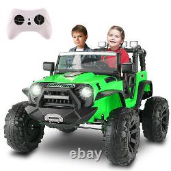 Kids Ride on Car 2 Seater Electric Motorized Truck Toy 400W 24V with Remote USA
