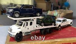 Kitbash 1/64 Greenlight International 3 Car Roll Back Tow Truck Transport Only