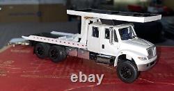 Kitbash 1/64 Greenlight International 3 Car Roll Back Tow Truck Transport Only