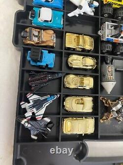 LOT 1988 MICRO MACHINES SEMI Truck CARRYING CASE W x52 Cars, Boats, Planes, Moon