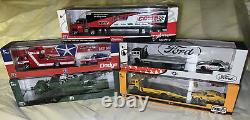 LOT OF 5 M2 MACHINES HAULER'S TRUCK & CARS SEALED UNOPENED Dodge Ford Chevrolet