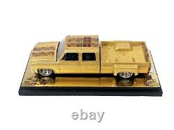 M2 Machines Auto Haulers 1973 Chevy Squarebody Dually Custom Loose 24K Gold Leaf