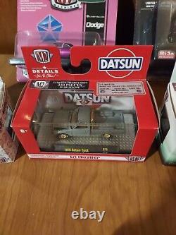 M2 Machines Chase and Super Chase Lot Of 6 Datsun, Chevy, Plymouth Mint In Box