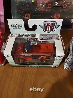 M2 Machines Chase and Super Chase Lot Of 6 Datsun, Chevy, Plymouth Mint In Box