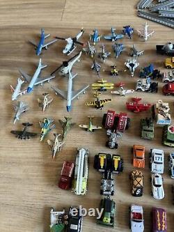 Micro Machines Hotwheel Mix Lot (170+) Rare Military (Tanks) Train Trucking Cars