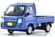 Mini Car 1/43 Subaru Sambar Truck Blue Ksr43107bl