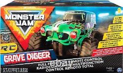 Monster Jam Official Grave Digger Full Function RC Truck, 115 Scale, 2.4GHZ