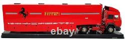 Old Cars 1/43 Scale 77000-2 Iveco Ferrari 1980s F1 Transporter Truck Red