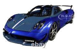 PAGANI HUAYRA BC CANDY BLUE MET. WithCARBON ACCENTS 1/18 MODEL CAR AUTOART 78277