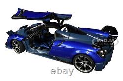 PAGANI HUAYRA BC CANDY BLUE MET. WithCARBON ACCENTS 1/18 MODEL CAR AUTOART 78277