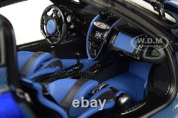 PAGANI HUAYRA BC CANDY BLUE MET. WithCARBON ACCENTS 1/18 MODEL CAR AUTOART 78277