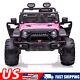 Pink 24v Kids Ride On Car 2 Seater Electric Rc Toy Truck With Remote Control Mp3