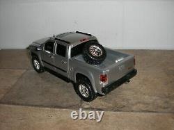 RARE Custom Lifted Plastic GMC Sierra Denali Toy Pickup Truck 124 Silve W SPARE