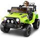 Ride On Car 12 Volt For Kids Electric Truck Toy With Spring Suspension & Remote