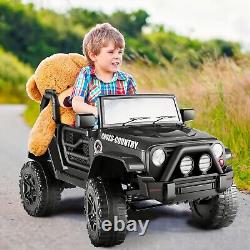 Ride On Car 4 Wheels Electric Truck Toy for Kids 12V Battery with Remote Control