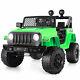Ride On Jeep Car 12v Kids Electric Truck With Remote Control 3 Speeds Led Lights