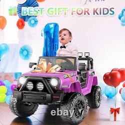 Ride On Truck 12V Battery Powered Kid Electric Car Vehicle Toy +Remote Control^