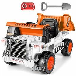 Ride on Car 12V Electric Car for Kids Ride on Dump Truck with Electric Dump Bed