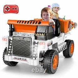 Ride on Car 12V Electric Car for Kids Ride on Dump Truck with Electric Dump Bed