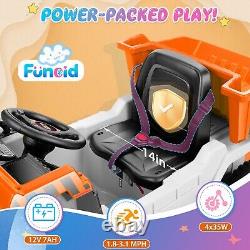 Ride on Car 12V Electric Car for Kids Ride on Dump Truck with Electric Dump Bed